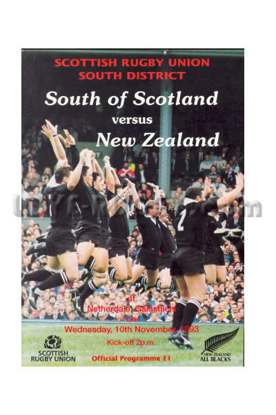 South of Scotland New Zealand 1993 memorabilia